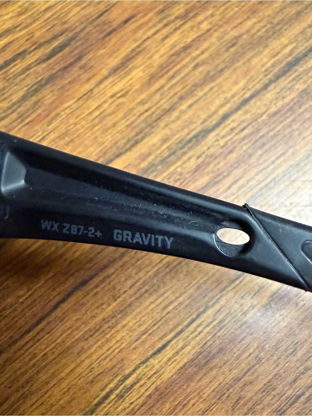 WILEY X Z87-2 gravity Black Sport Wrap Sunglasses